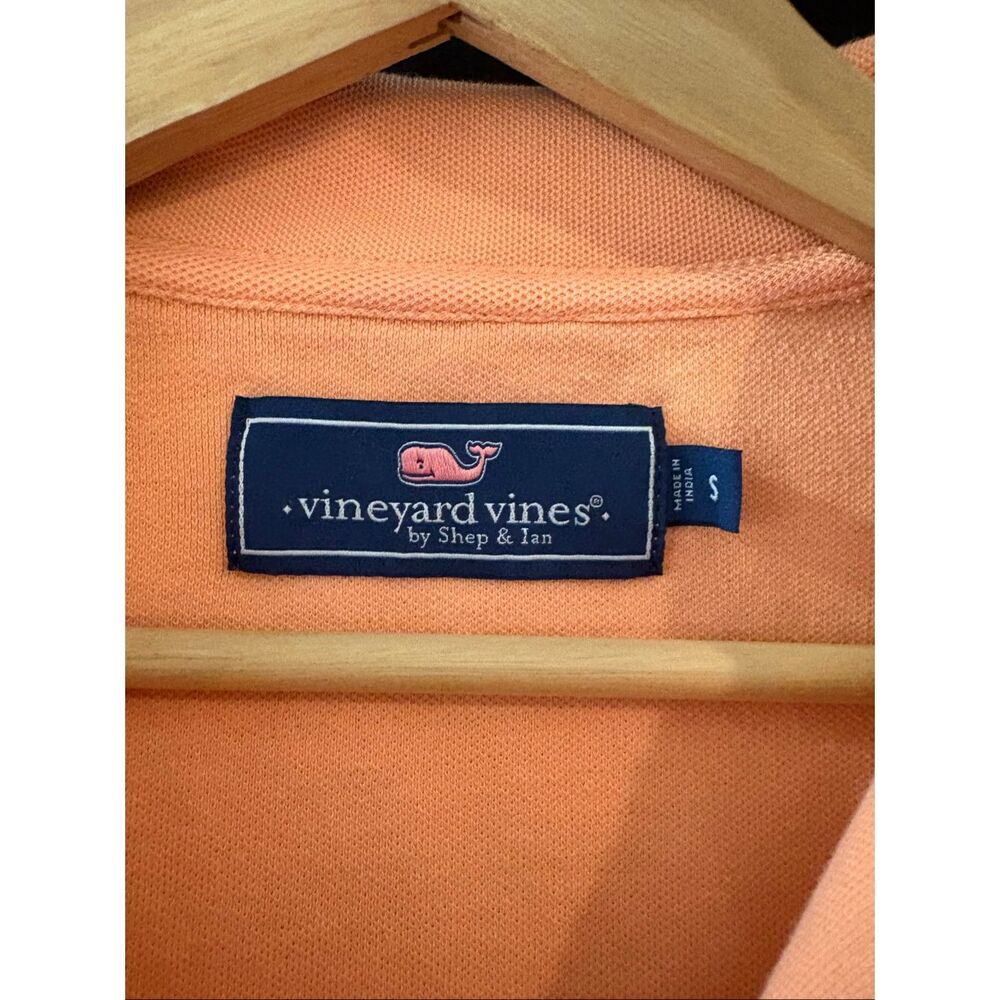 Vineyard Vines Men’s Coral Saltwater Quarter Zip Pullover Size Small - Picture 3 of 5